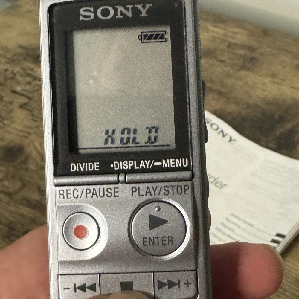 Sony ICD-BX700 Digital Voice Recorder Tested IC Recorder Tested Working